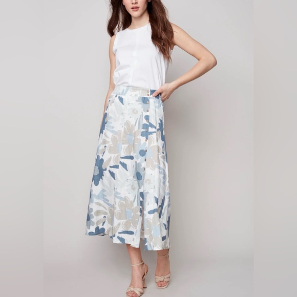 CHARLIE B FLOWY SKIRT - Picture 2 of 13